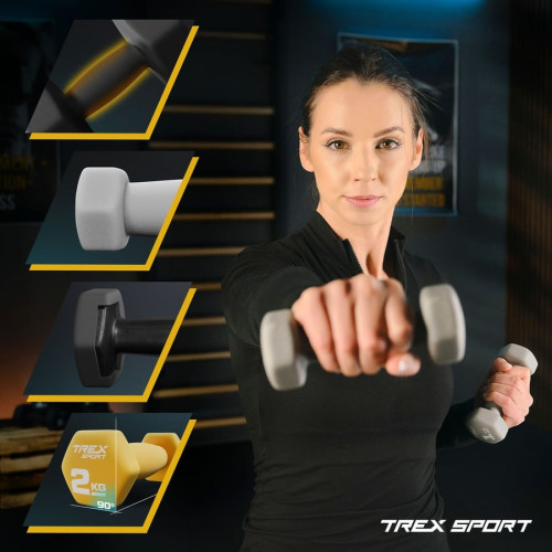 Гантель  TREX Sport TX-V120VS с подставкой 12 кг - фото №9